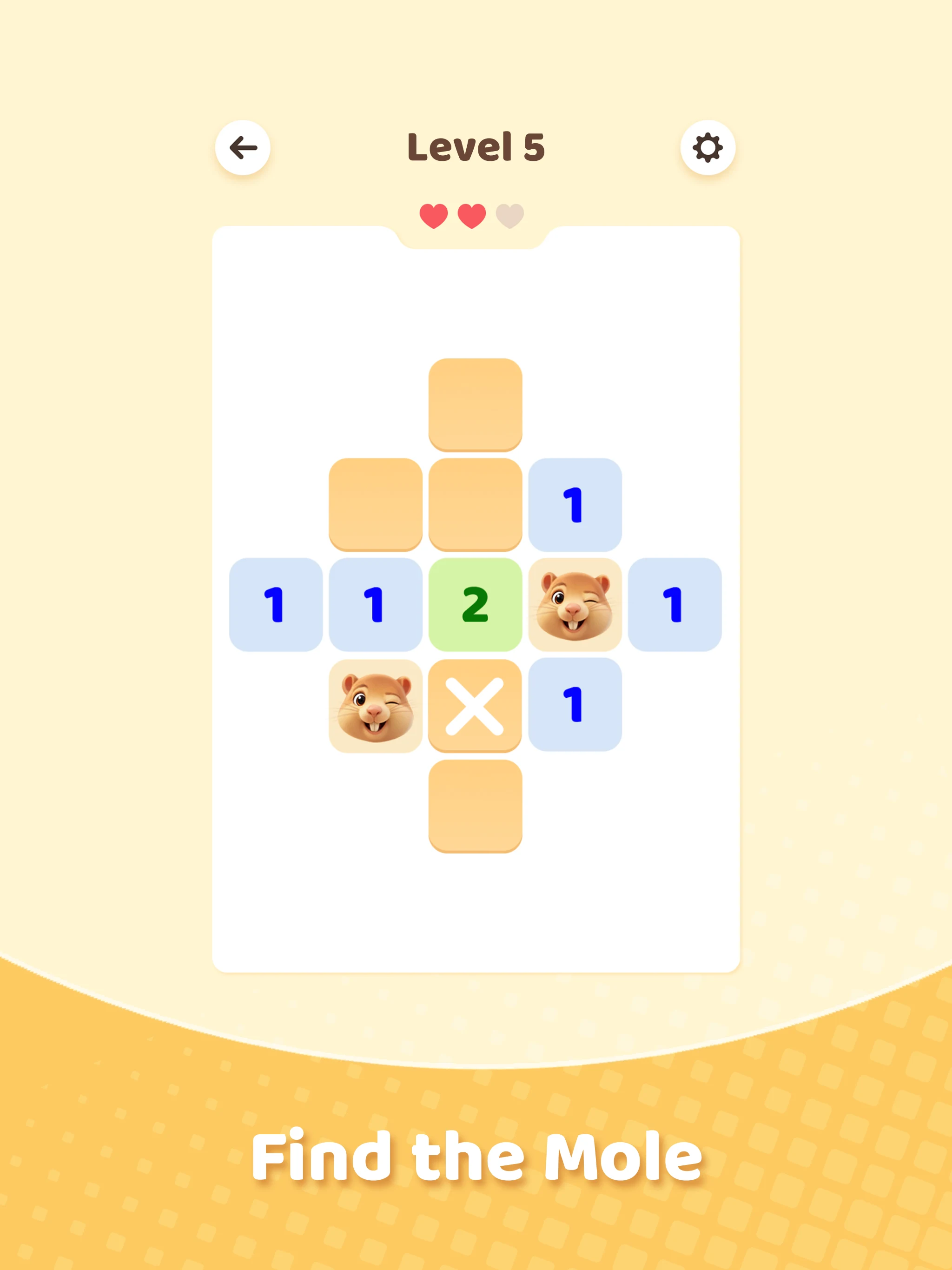 Molesweeper screenshot